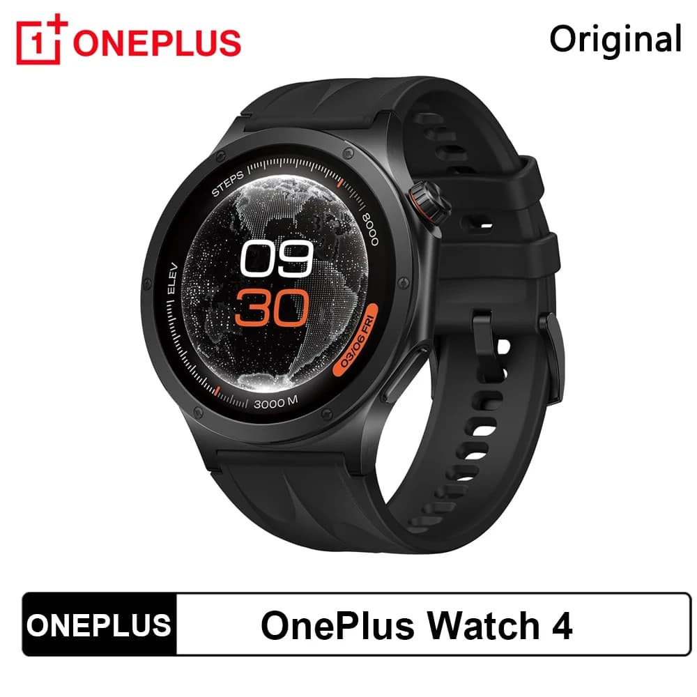 Global version OnePlus Watch 4 Smartwatch 1.5 inches Wear OS by Google Snapdragon W5 up to 16 days Google Wallet