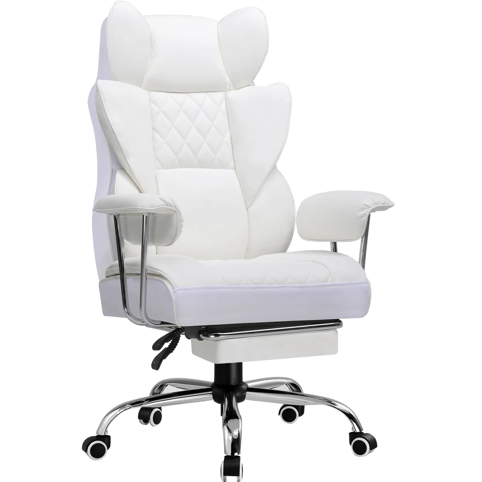 Gtplayer Gaming Chair, Office Chair with Pocket Spring Lumbar Support, Ergonomic and Comfortable Wide Office Computer Chair