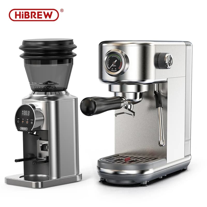 HiBREW G3 Plus 48mm Conical Burr Electric Coffee Grinder Compact Portable Coffee Bean Mill Kitchen for Espresso Turkish Coffee