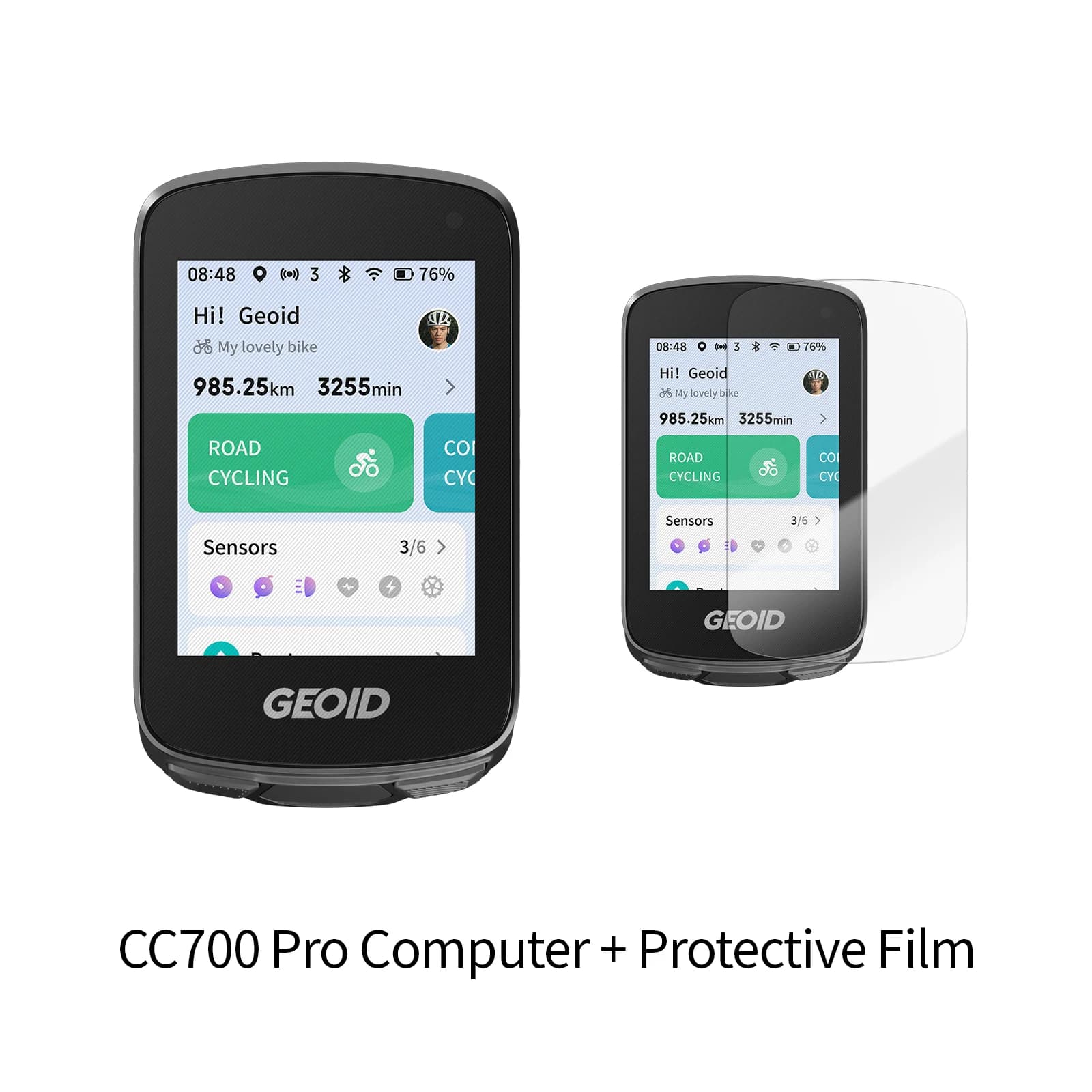 GEOID CC700Pro Bike Computer Wireless Color Touchsreen Bicycle Speedometer Map Navigation Cycling Speedometer Odometer