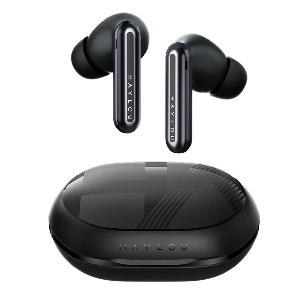 HAYLOU Mori Pro Bluetooth 5.4 Earphones -43dB ANC Active Noise Cancellation Earbuds 6 Mic Wireless Headphones 35H Battery Life