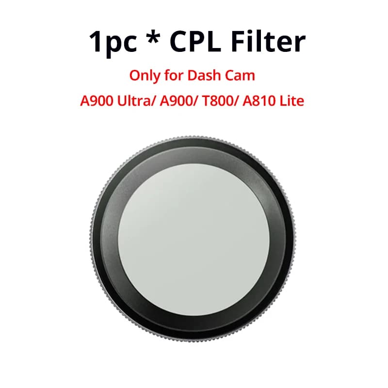 Original 70mai CPL Filter for 70mai A900/ T800/ X800/ A810 Lite/ A810S/ A810 Circular Polarizing Lens Filters Lens Cap