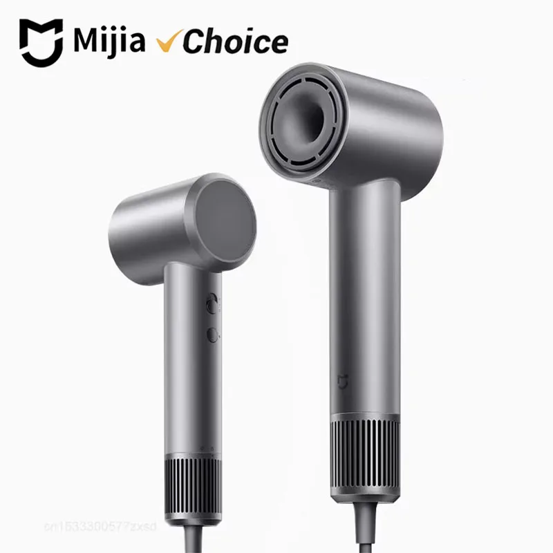 Mijia High Speed Hair Dryer H501 Negative Ion Hair Care 110000 Rpm  (With EU Adapter) 62m/s Wind Speed 1600W Quick Drying