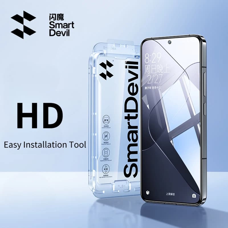 SmartDevil HD Screen Protector for Xiaomi 15 14T Pro Mi 14T Clear Tempered Glass Film for Redmi K70 Ultra with Easy Installation