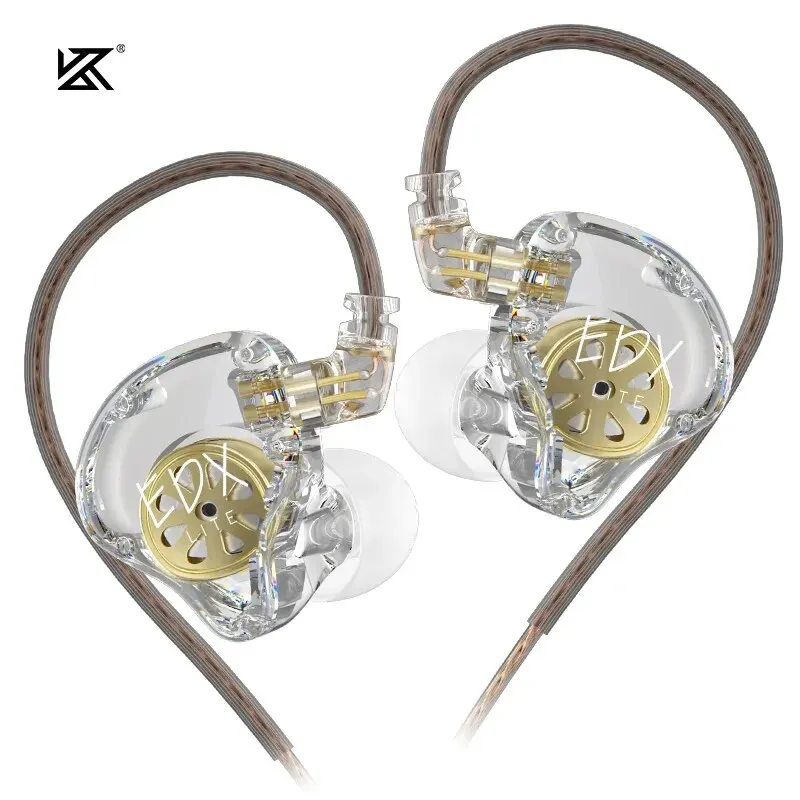 KZ EDX Lite HIFI Bass Earphones Stereo Music Earbuds In Ear Monitor Stage Live Headphones Gaming Sports Headset